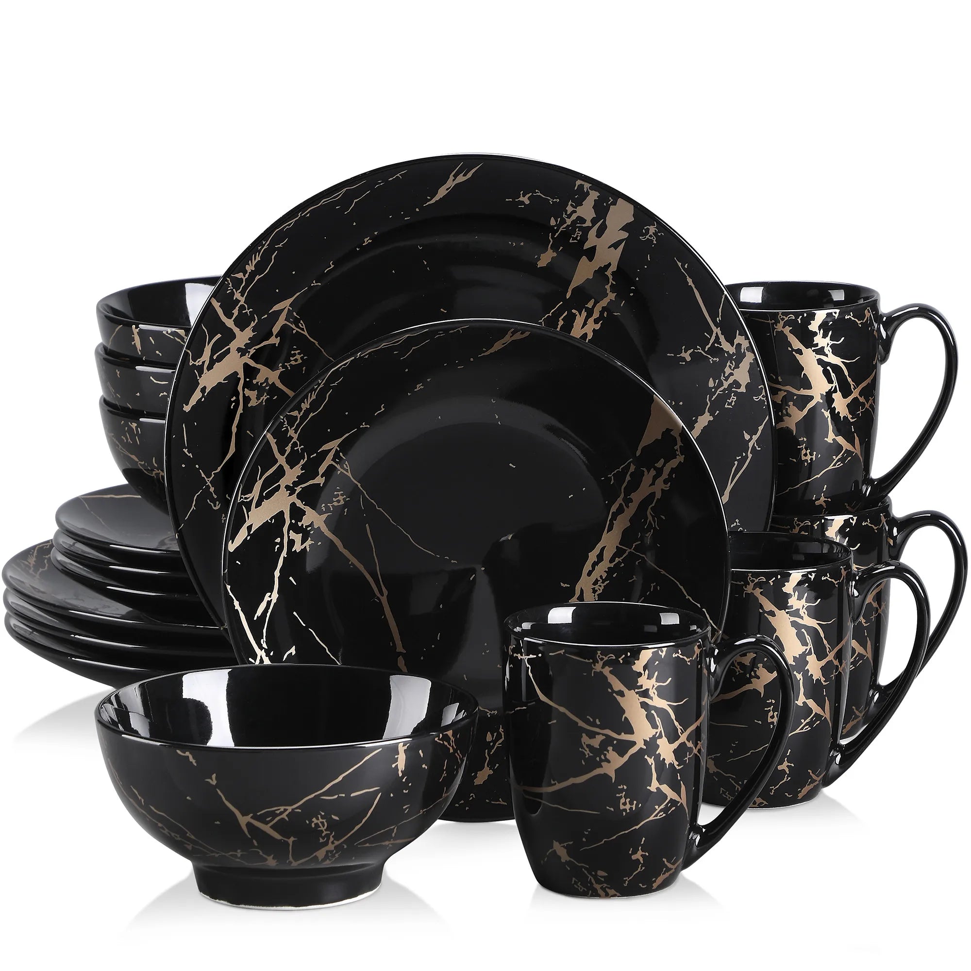 Aurelia Onyx™ — Premium Dinnerware Collection